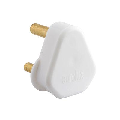 Plug Top White Nylon 16 A 3 Pin Hollow Pin - Livestainable.co.za