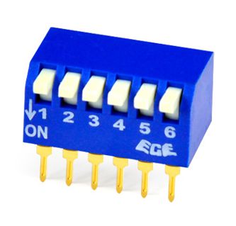Dip Switch Piano 6 Pole Pcb Epg106 A