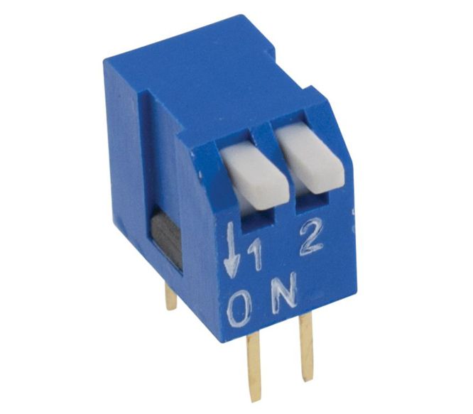 Dip Switch 2 Pole 100m A Piano Eps102 A
