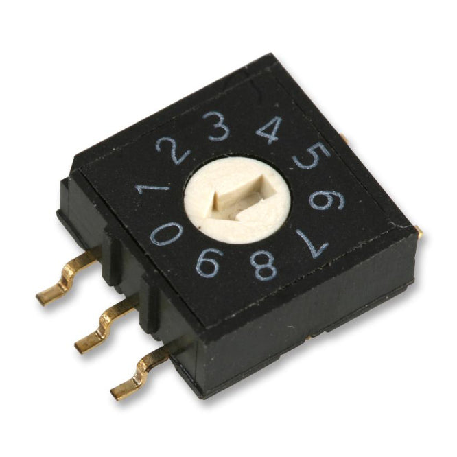 Rotary Switch Smd 10 W R/Code Flat White Erd110 Rmz
