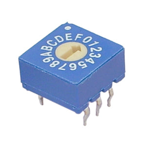 Rotary Dip Switch 3:3 Squ R/Code Erd116 Rs