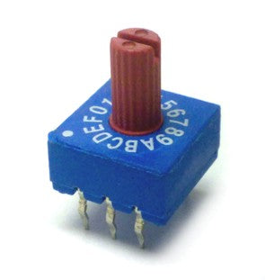 Rotary Dip Switch 16 W C/Code Shaft Erd216 Cs