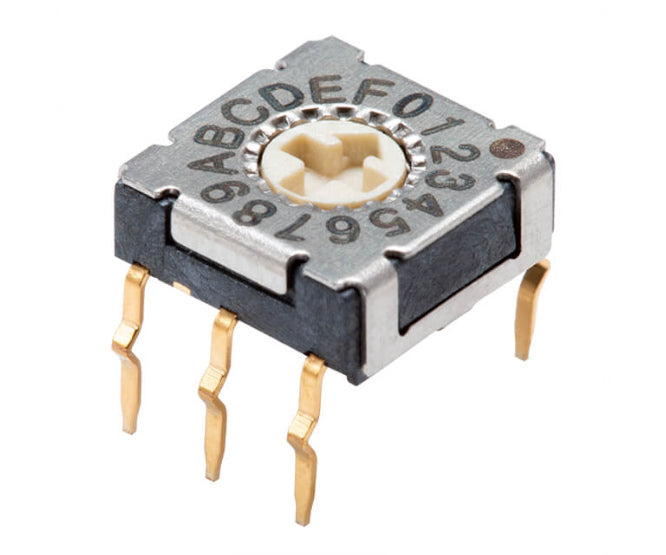 Rotary Dip Selector Switch 10 W C/Code Flat Erd610 Cs Bcd Comp Pk