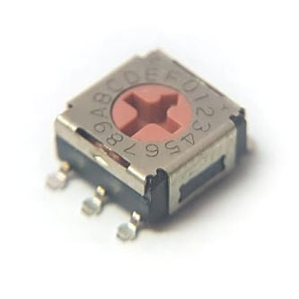 Rotary Switch Smd 16 W R/Code Flat Erd716 Am06 Z