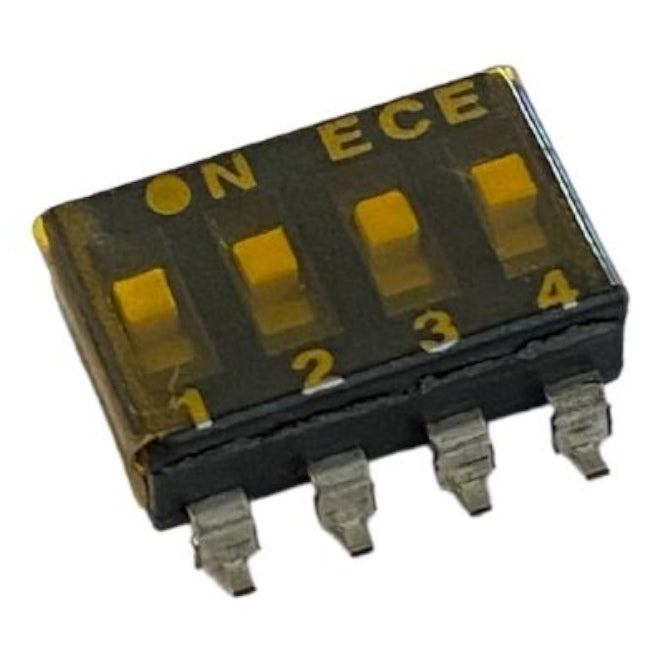Dip Switch Smd 04 P Low Profile Actuator Esd104 Ltz
