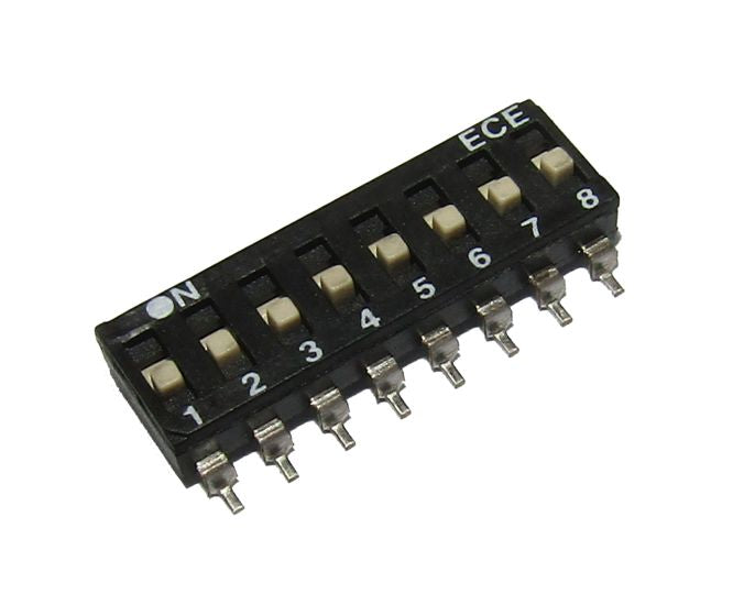 Smd Dip Switch Spst 8 Way 10 Pin Only Ets108 E
