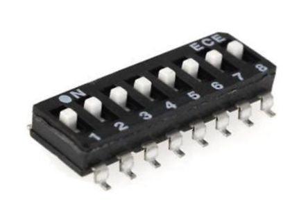 Dip Switch Smd 08 P Extend Act Esd108 E