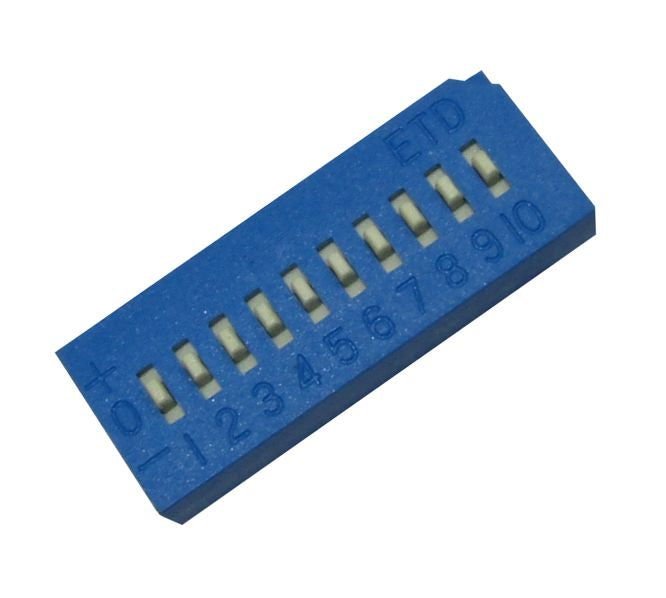 Dip Switch 10 Pole Tri State Etd110 E