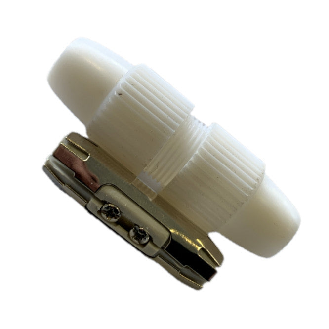 Coaxial Inline Coupler White Europ922