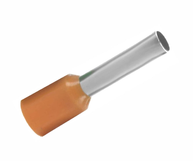 Bootlace Ferrule Terminal Orange Csa=4mm2 2.8x12 Evn4012 Or