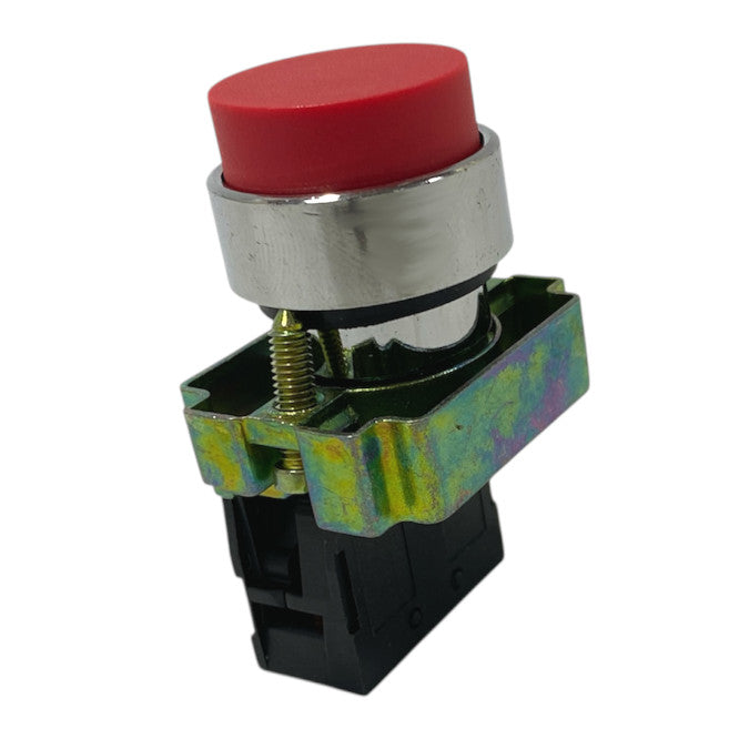 22mm Push Button Switch Raised Head Red 220 Vac Exb2 Bl42