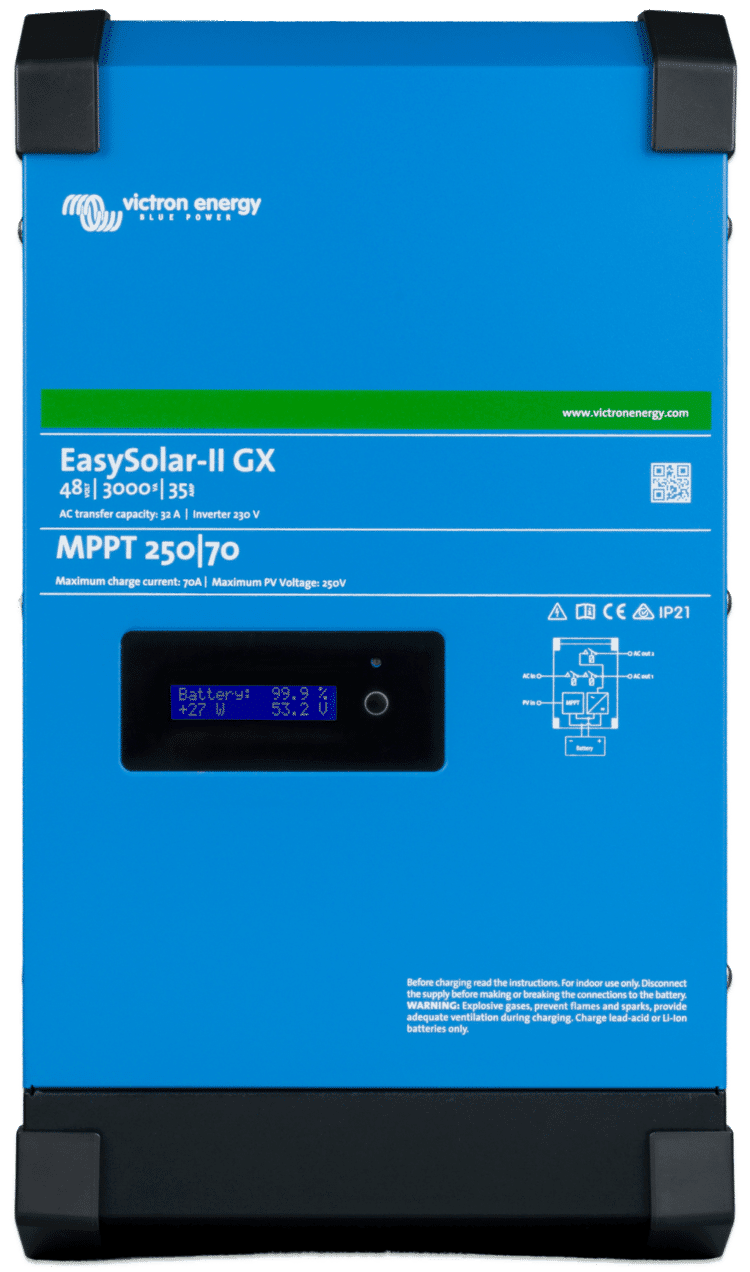 Victron EasySolar-II 48/3000/35-32 MPPT 250/70 GX Inverter Charger - Livestainable.co.za