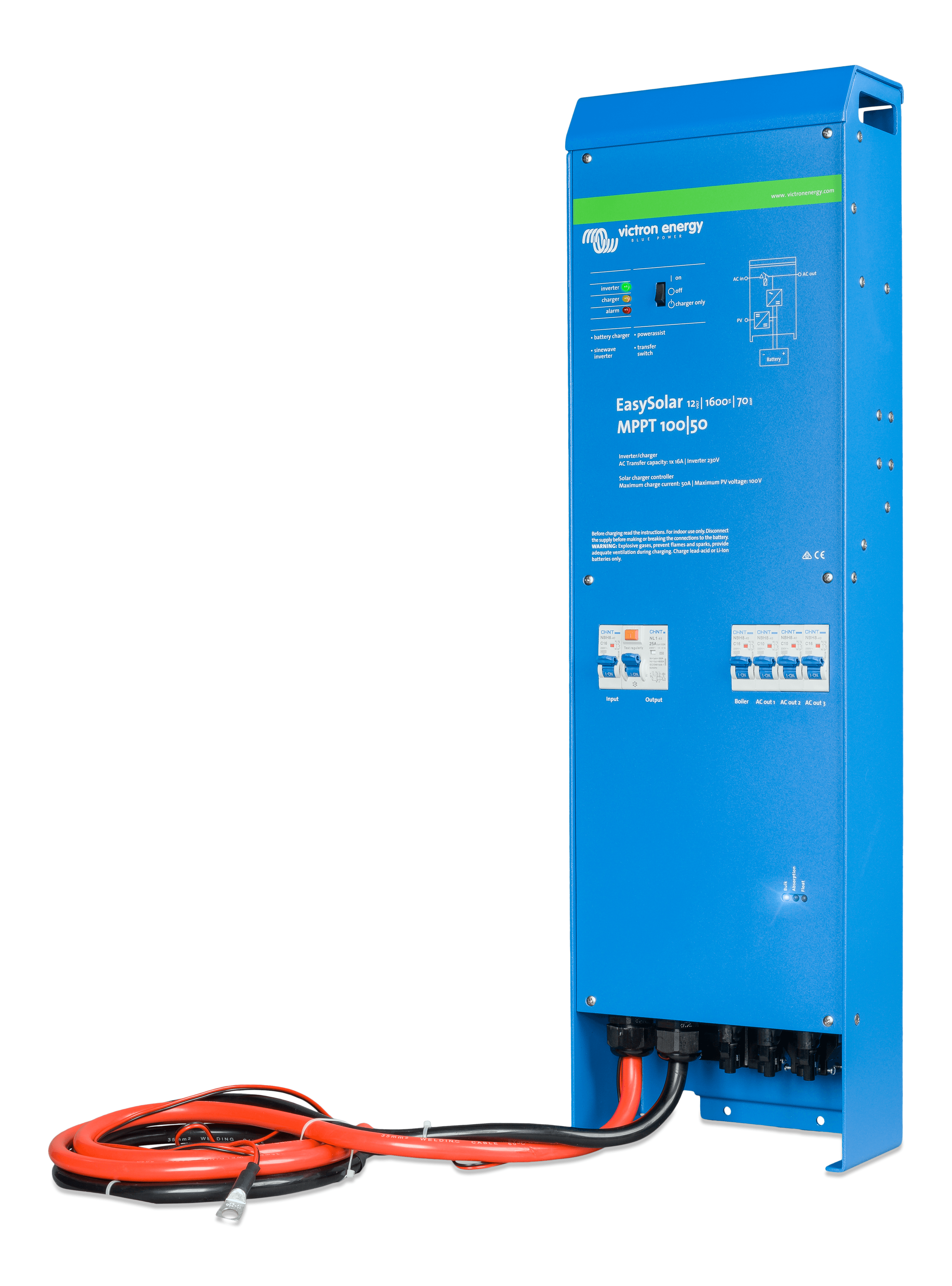 Victron Engery EasySolar 12/1600/70-16 230V MPPT 100/50 Sine Wave Charger Inverter - Livestainable.co.za