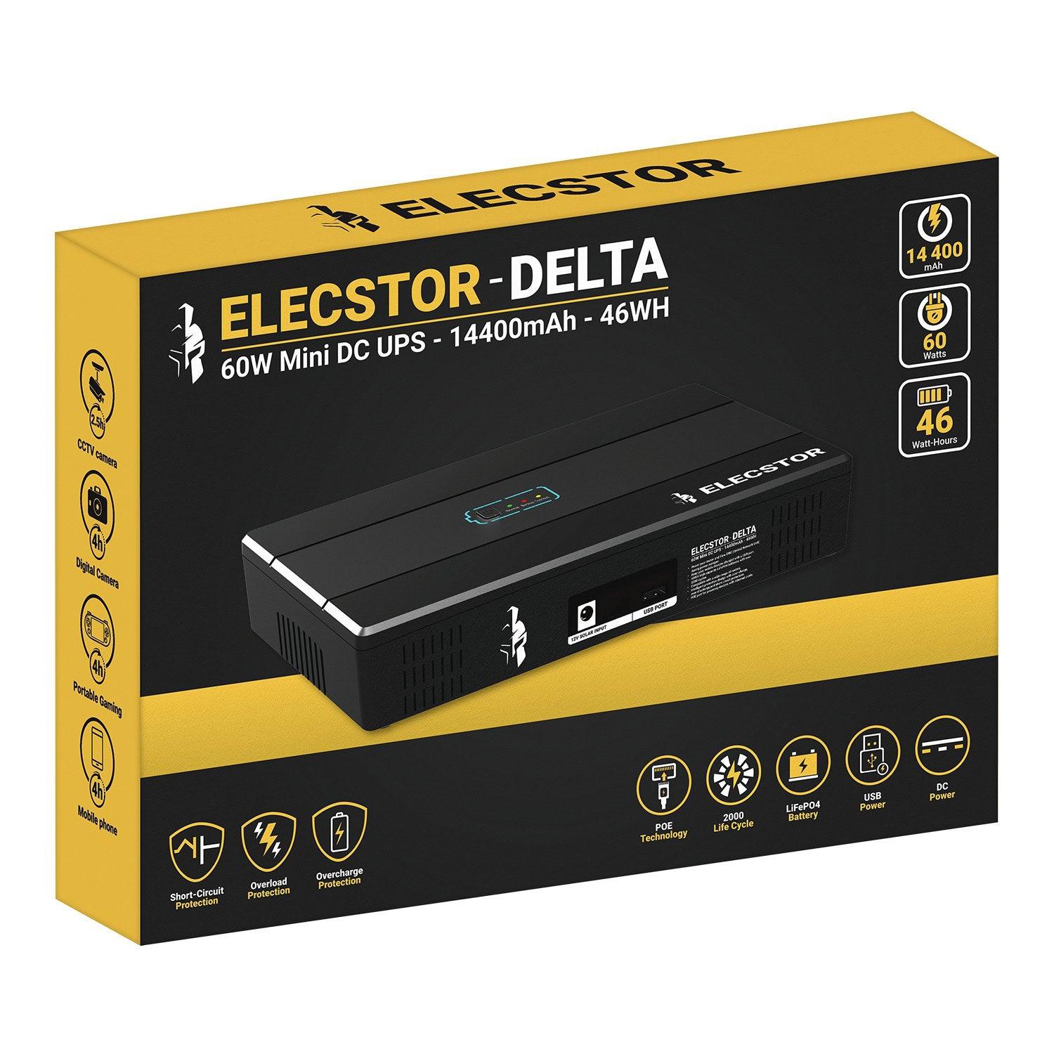 Elecstor 60 W Mini Ups 14400m Ah 46 Wh - Livestainable.co.za