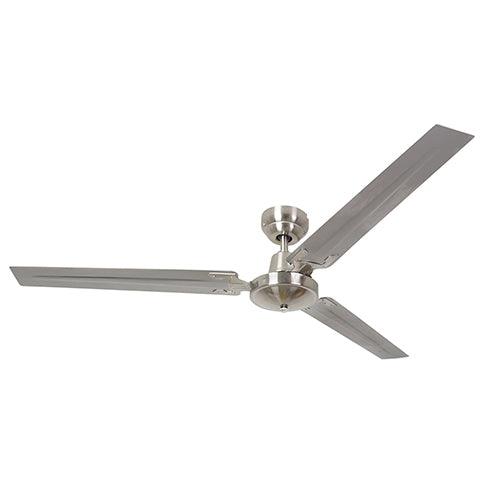 Industrial Ceiling Fan 3 Blades S/Chrome Motor Power 60w - Livestainable.co.za