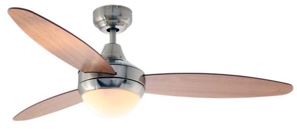 Swirl Ceiling Fan 3 Blades Sc/Cherry Wood Motor Power 60w - Livestainable.co.za