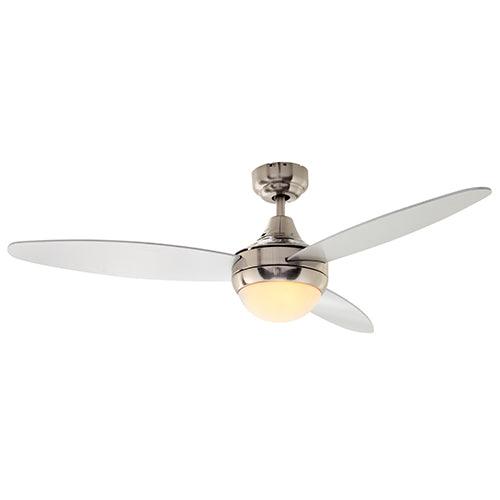 Swirl Ceiling Fan 3 Blades Sc/Silver Motor Power 60w - Livestainable.co.za