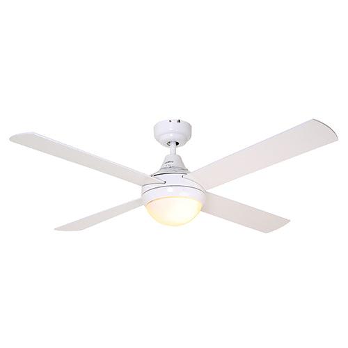 Twister Ceiling Fan 4 Blades White Motor Power 60w - Livestainable.co.za