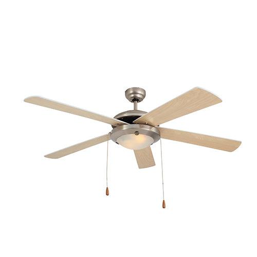 Comet Ceiling Fan 5 Blades Sc/Natural Motor Power 60w - Livestainable.co.za