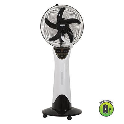 Rechargeable Portable Mist Fan With Led Emergency Light - Livestainable.co.za