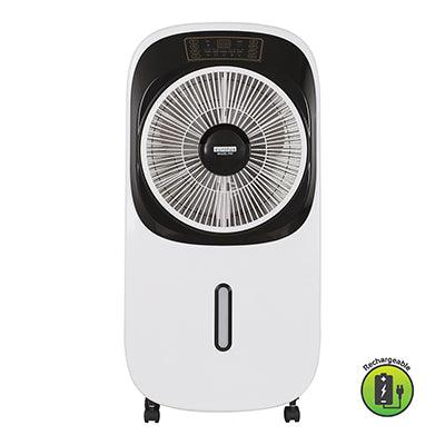 Rechargeable Portable Mist Fan With Led Emergency Light - Livestainable.co.za