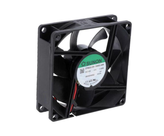 12 Vdc Axial Fan 80sqx25 Bal 41 Cfm Lead Ef80251 B1 10000 A99 - Livestainable.co.za