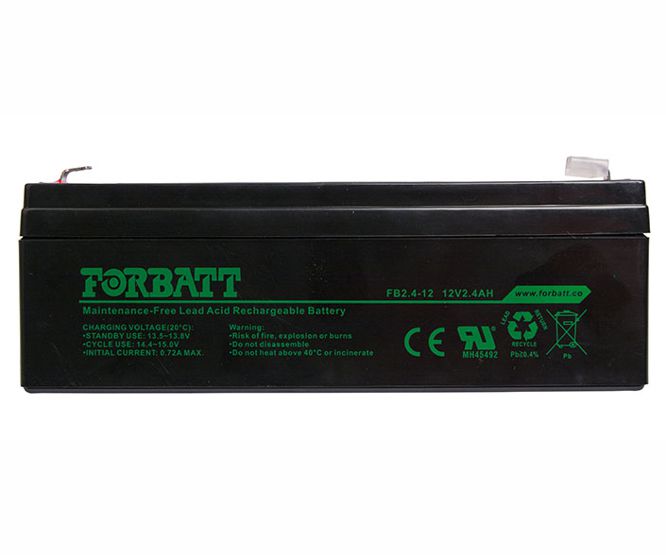 Battery Sla/Agm 12 V 2.4 Ah 178x35x61 Fb2.4 12