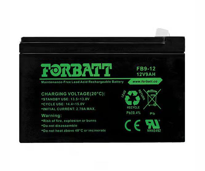 Battery Sla/Vrla 12 V 9 A Hr Fb9 12 - Livestainable.co.za