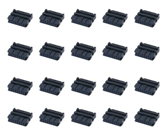 Socket Idc 16 W With Strain Relief 132/Tray Fc 16