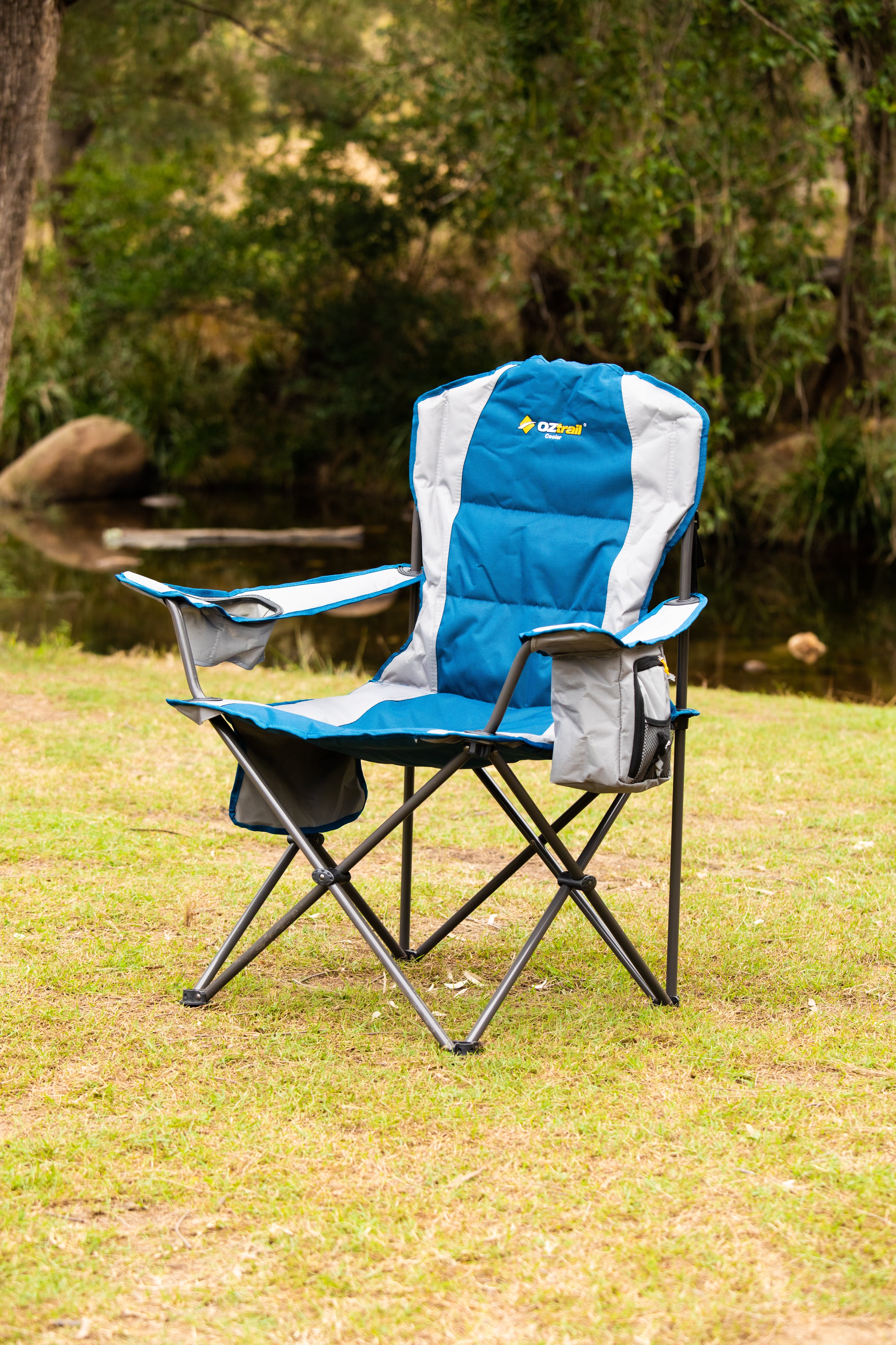 O Ztrail Cooler Arm Chair Blue 150 Kg