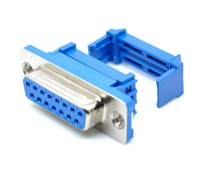 Idc D Sub Socket 15 W Metal Mnt & Plastic Strain 70 P/Tray D Sub15 S - Livestainable.co.za