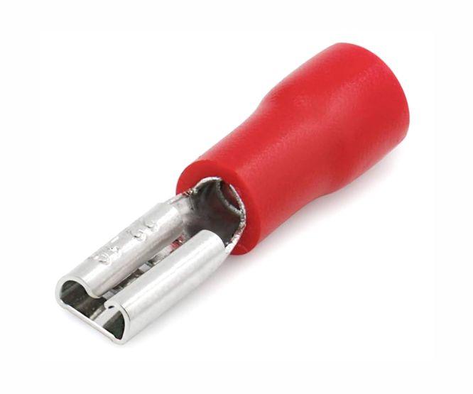 Terminal Pre Insulated Red 4.8mm Female Fdd 1.25 187(5) *Dbk* - Livestainable.co.za