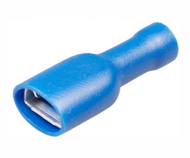 Terminal Fully Insulated Blue 6.35mm Fem Fdfd 2 250