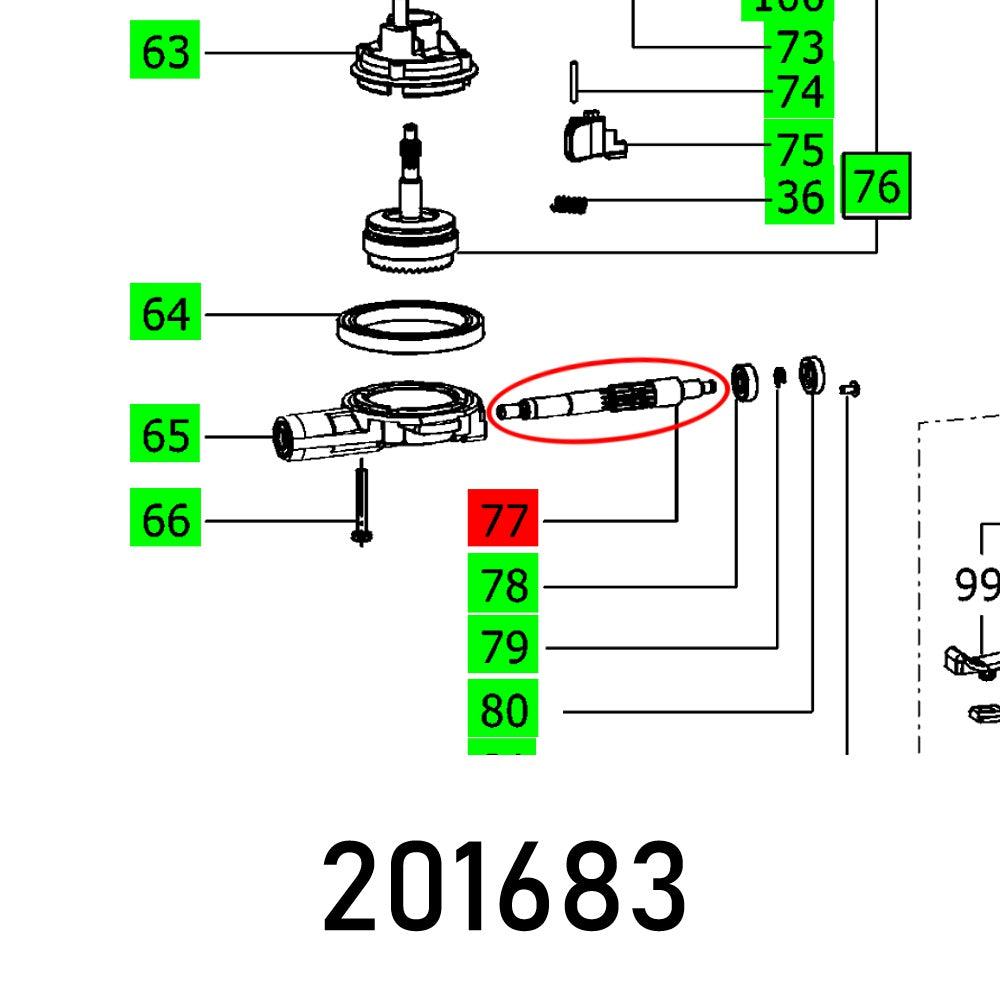 Cutter Spindle Df500 Q Et Bg - Livestainable.co.za