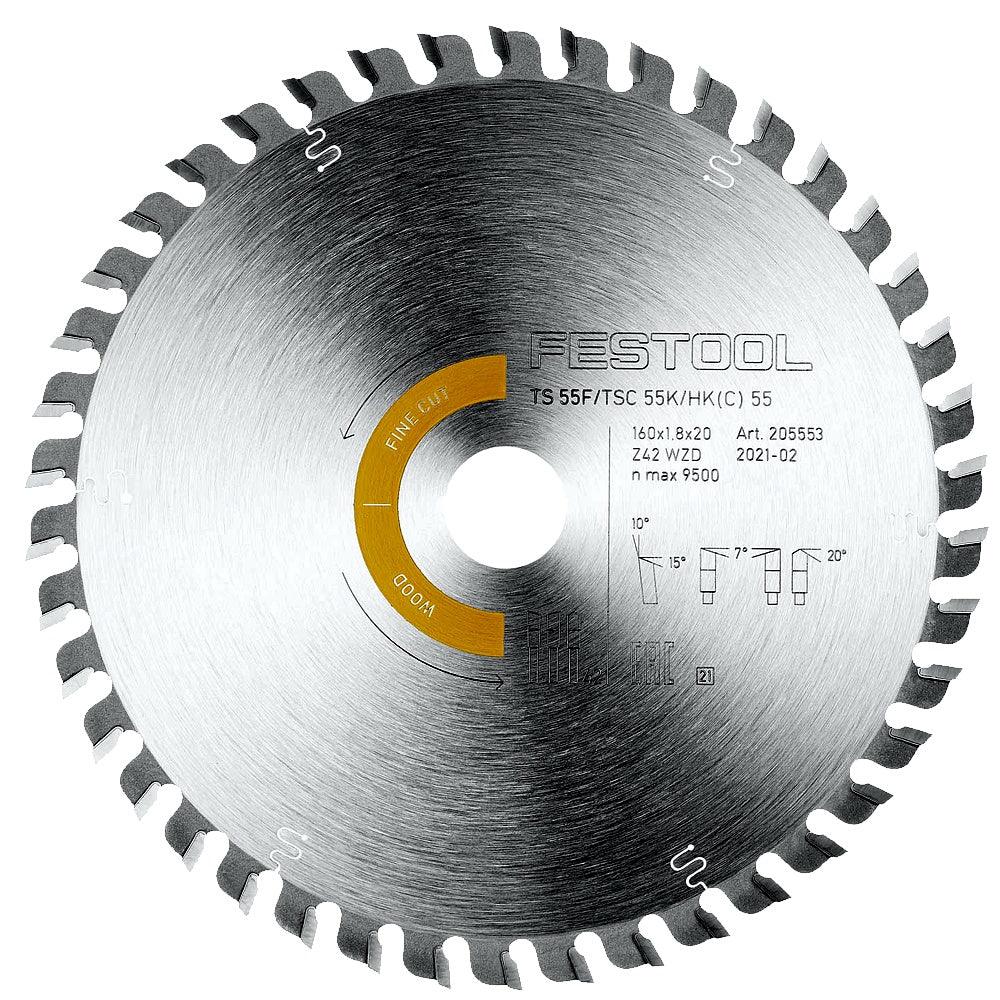 Saw Blade Wood Fine Cut 160 X1.8 X20 W42 - Livestainable.co.za