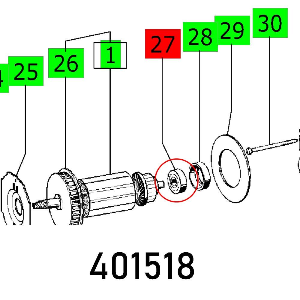 Roller Bearing 607 Z Din 625 - Livestainable.co.za