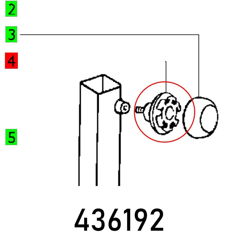 Knob Rear Half Kf 4 E M8 X12 - Livestainable.co.za