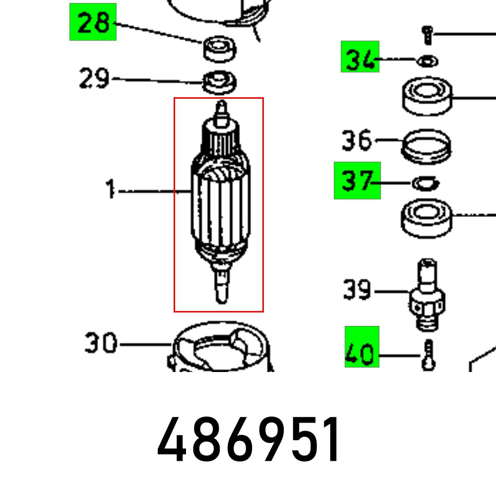 Armature Of 2000 E 203.146 230 V - Livestainable.co.za