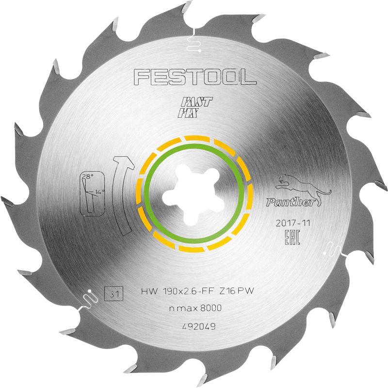 Saw Blade Hw 190 X2,6 Ff Pw16 - Livestainable.co.za