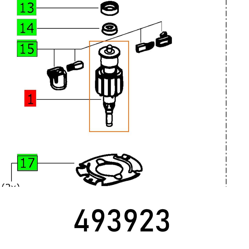 Armature Compl. Dts 400 Et Bg 230 V - Livestainable.co.za