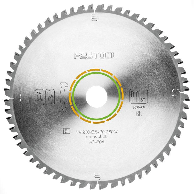 Saw Blade Hw 260 X2,5 X30 W60 - Livestainable.co.za