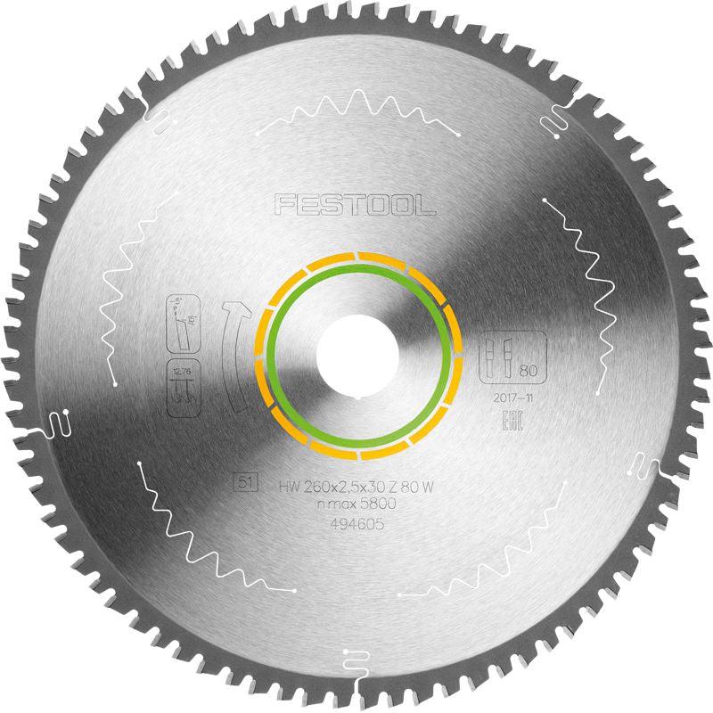 Saw Blade Hw 260 X2,5 X30 W80 - Livestainable.co.za