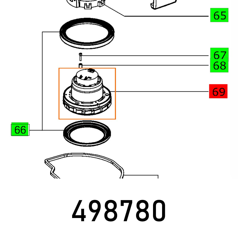 Festool Motor 230 V Ct B22/Ec Et Bg