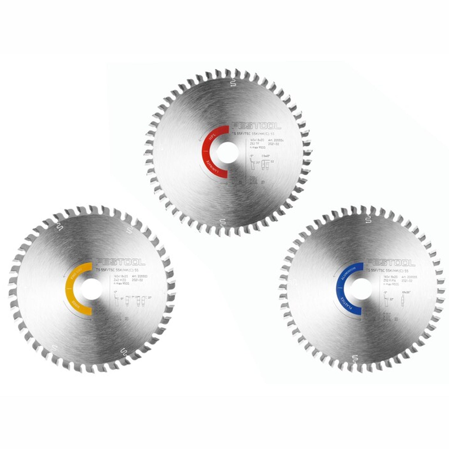 Festool Saw Blade Set Ksb Sort 3 W L A 160 X1.8