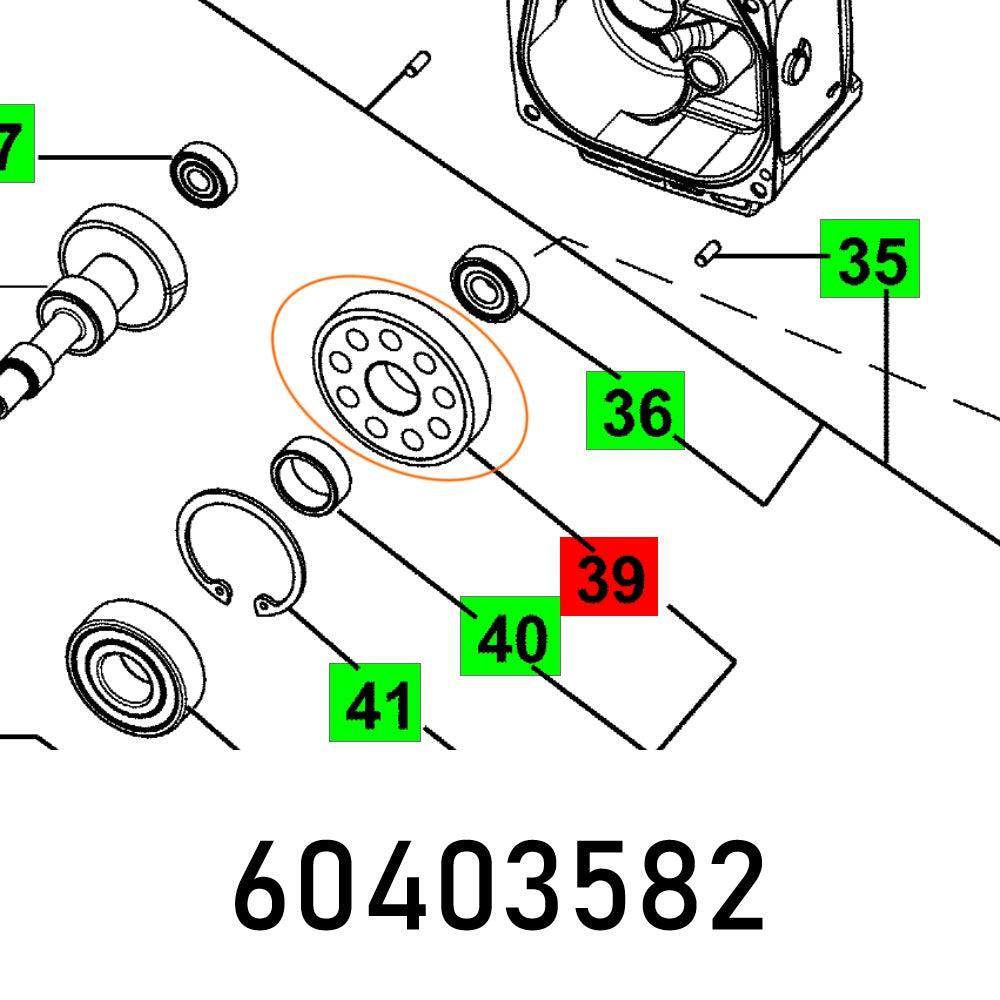 Spindle Wheel Mxp 1602 - Livestainable.co.za