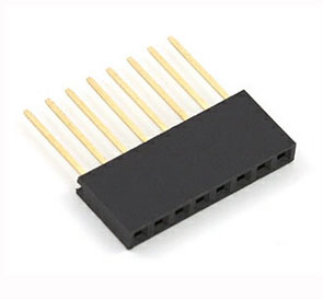 Extended Housed Socket Sil Pcb 2.54 Str 12 W Yts1 N12 X