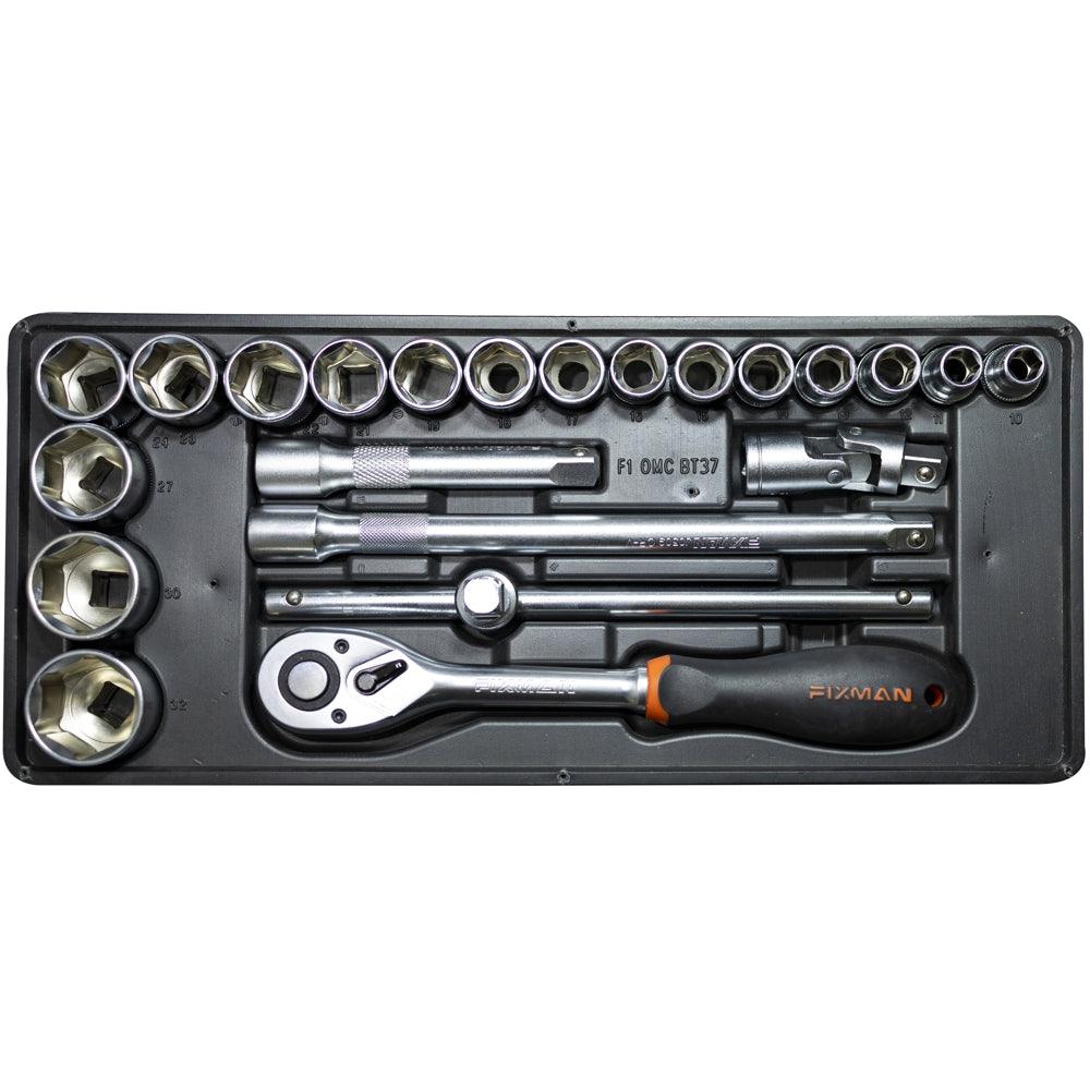 Fixman 22 Pc 1/2' Dr.Sockets & Accessories - Livestainable.co.za