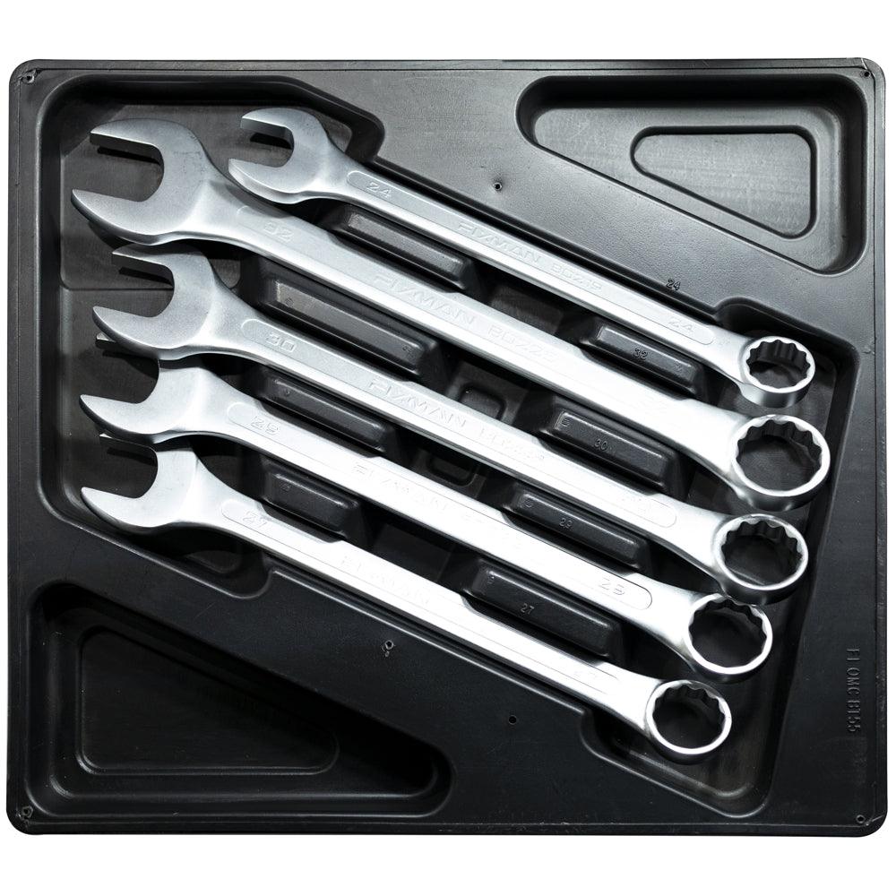 Fixman Tray 5 Piece Combination Spanners 24 32 Mm - Livestainable.co.za