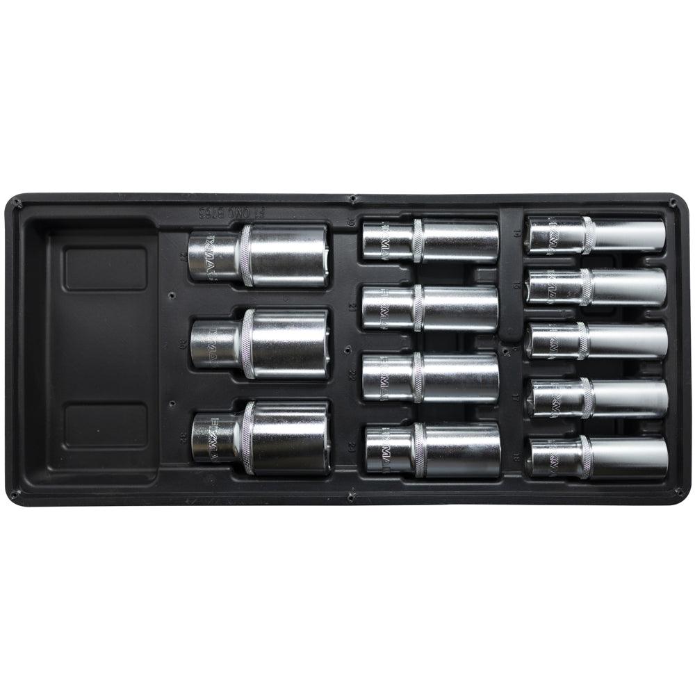 Fixman Tray 12 Piece 1/2' Drive Deep Sockets - Livestainable.co.za