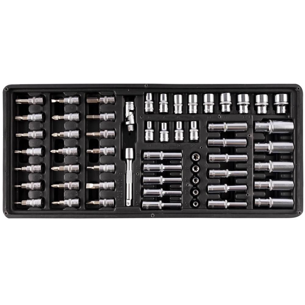 Fixman Tray 57 Piece 1/4' Drive Sockets And Accessories - Livestainable.co.za